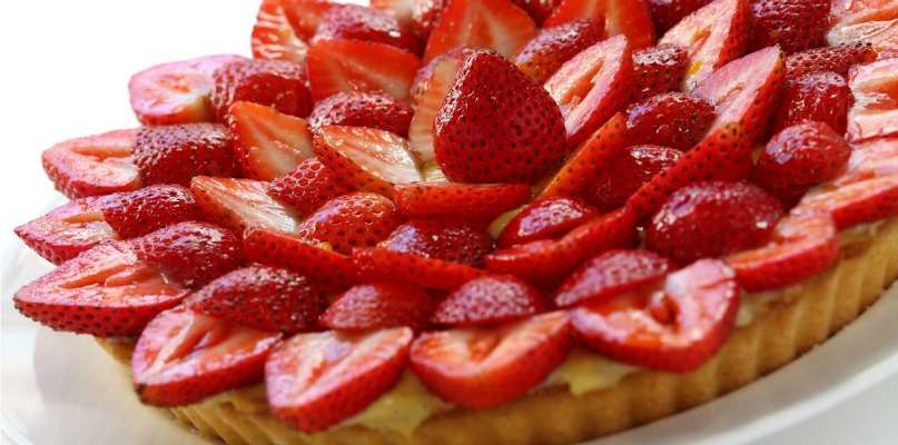 Recette de tarte aux fraises